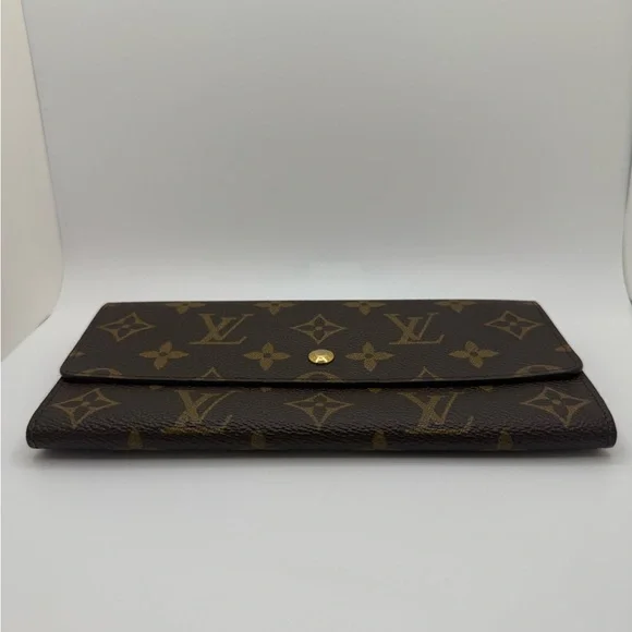 Louis Vuitton Vintage Brown Monogram Sarah Bifold Long Wallet - Picture 6 of 13